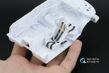 1/24 Quinta Studio Sabelt 2inch seat belt harness, black (With metal buckles) (all kits) QR+24003