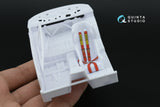 1/24 Quinta Studio Sabelt 2inch seat belt harness, red (With metal buckles) (all kits) QR+24002