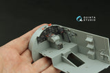 1/32 Quinta Studio Boeing B-17G Pilot's cockpit. 3D-Printed Interior (for HKM kit) 32218
