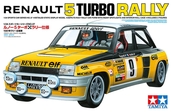 1/24 Tamiya Renault 5 Turbo Rally Kit #24027 NEW!