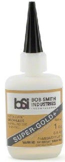 Bob Smith Industries Super-Gold+ Medium Thickness Gap Filling CA Glue 1oz BSI-127