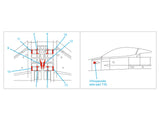 1/72 Quinta Studio F-16 block 40/42 reinforcement plates (Hasegawa) QP72005