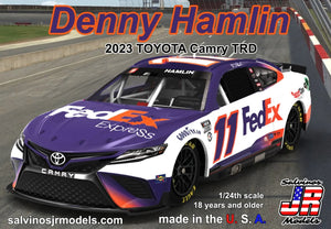 1/25 Salvinos JR Joe Gibbs Racing Denny Hamlin 2023 NEXT GEN Primary Toyota Camry" (JGT2023DHP)