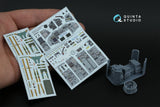 1/32 Quinta Studio Tornado ECR German 3D-Printed Interior (Italeri) (with 3D-printed resin parts) QD+32231