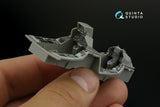 1/48 Quinta Studio F-16D (block 50)  3D-Printed Panel Only Kit (for new tool 2022 Kinetic kit) QDS 48408