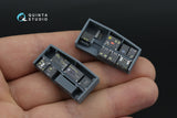 1/35 Quinta Studio AH-64A forward avionics bays 3D-Printed Interior (for Trumpeter) (with 3D-printed resin parts) QD+35144