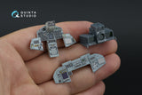 1/32 Quinta Studio Tornado ECR Italian 3D-Printed Interior (Italeri) (with 3D-printed resin parts) QD+32232