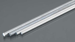 K&S 3/32", 1/8" Bendable Round Aluminum Rods (2ea/4pcs) # 5070