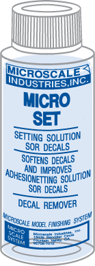 MicroScale Micro Set Decal Prepping Solution -- MI 1 – HobbyNut Models