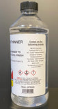 MCW Mild Lacquer Thinner (MLT) 16oz Bottle (470ml) NEW! AMERICAN MADE!