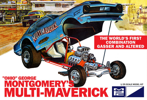 1/25 MPC 1/25  Ohio George Montgomery's Multi-Maverick Gasser/Altered Funny Car (2 in 1) 1005