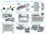 1/24 Quinta Studio Porsche 959 3D-Printed Interior (for Tamiya kits) QD 24003