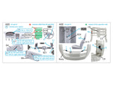 1/24 Quinta Studio Nissan Fairlady 300ZX Z32 3D-Printed Interior (for Tamiya kits) QD 24011