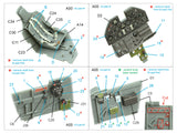 1/32 Quinta Studio P-40E/K 3D-Printed Interior (for Trumpeter kit) 32122