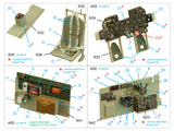 1/32 Quinta Studio P-47D Razorback 3D-Printed Interior (for Trumpeter) 32136