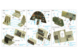 1/32 Quinta Studio TBF-1C Avenger 3D-Printed Interior (for Trumpeter) 32164