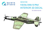 1/32 Quinta Studio Do 335A-12 3D-Printed Interior (for Zoukei-mura ) 32166