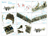 1/32 Quinta Studio Ju 87 D/G 3D-Printed Interior (for Hasegawa kit) 32167