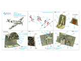 1/32 Quinta Studio Bf 109E3/4 3D-Printed Interior (for Trumpeter) 32177
