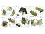 1/32 Quinta Studio TBM-3 Avenger 3D-Printed Interior (for Trumpeter) 32178