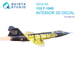 1/32 Quinta F-104S 3D-Printed Interior FULL SET (for Italeri kit) 32180