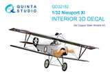 1/32 Quinta Studio Nieuport XI 3D-Printed Interior (for CSM) 32182