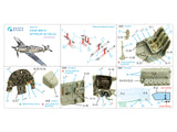 1/32 Quinta Studio Bf 109G-14 3D-Printed Interior (for Zoukei Mura SW kit) 32191