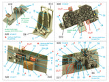 1/32 Quinta Studio P-47D Thunderbolt Bubbletop Early 3D-Printed Interior (for Hasegawa kit) 32197