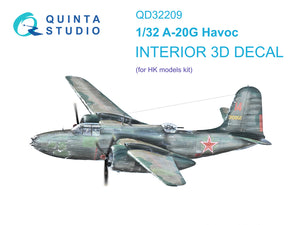 1/32 Quinta Studio A-20G Havoc 3D-Printed Interior (for HKM kit) 32209