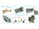 1/32 Quinta Studio P-40M 3D-Printed Interior (for Trumpeter kit) 32214