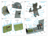 1/32 Quinta Studio P-39Q/N Airacobra 3D-Printed Interior (Special Hobby) 32225