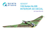 1/32 Quinta Studio Horten Ho 229 3D-Printed Interior (for Zoukei-mura ) 32237