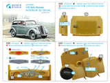 1/35 Quinta Studio 1937 Opel Olympia 3D-Printed Interior (for Bronco kit) 35082