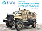 1/35 Quinta Studio M1224 MaxxPro MRAP 3D-Printed Interior (for Kinetic kit) 35096