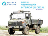 1/35 Quinta Studio Unimog 435 3D-Printed Interior (for Revell kits) 35103