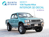 1/35 Quinta Studio Toyota Hilux 3D-Printed Interior (for Meng kit) 35111