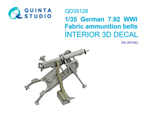1/35 Quinta Studio German 7.92 Fabric ammunition belts (All kits) 35128