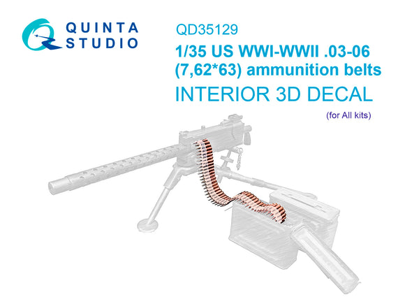 Quinta Studio US WWI-WWII .03-06 ammunition belts (All kits) 35129
