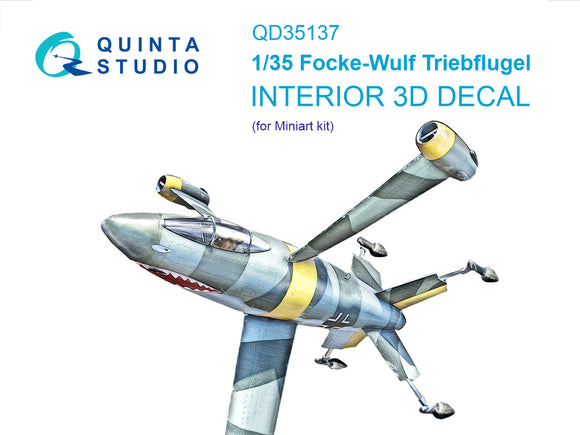 1/48 Quinta Studio FW Triebflugel 3D-Printed Interior (for Amusing Hobby kit) 35137
