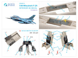 1/48 Quinta Studio Mitsubishi F-2A 3D-Printed Interior (for Hasegawa kit) 48012