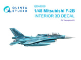 1/48 Mitsubishi F-2B 3D-Printed Interior (for Hasegawa kits) 48059