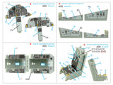 1/48 Quinta Studio F-15D 3D-Printed Interior (for Academy kit) 48415