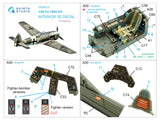 1/48 Quinta Studio FW 190A-5/6 3D-Printed Interior (for Eduard  kit) 48315