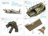 1/48 Quinta Studio FW 190A-4 3D-Printed Interior (for Hasegawa kit) 48316