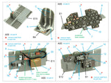 1/48 Quinta Studio P-47D Razorback 3D-Printed Interior (for Tamiya) 48336