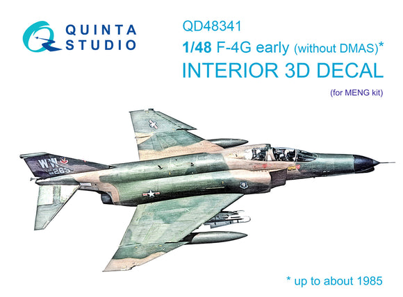 1/48 Quinta Studio F-4G early 3D-Printed Interior (for Meng kits) 48341