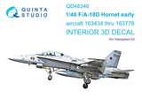 1/48 Quinta Studio FA-18D early 3D-Printed Full Interior (for Hasegawa) 48346