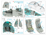 1/48 Quinta Studio Mi-24D 3D-Printed full Interior (for Trumpeter kit) 48356