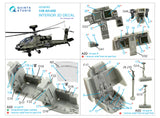 1/48 Quinta Studio AH-64D 3D-Printed Interior (Hasegawa) 48362