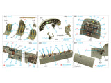 1/48 Quinta Studio Ju 88A-4 3D-Printed Interior (for ICM kit) 48366